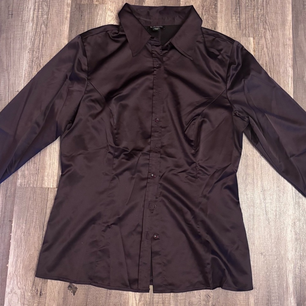 Le Chateau Women's Dark Purple Blouse
